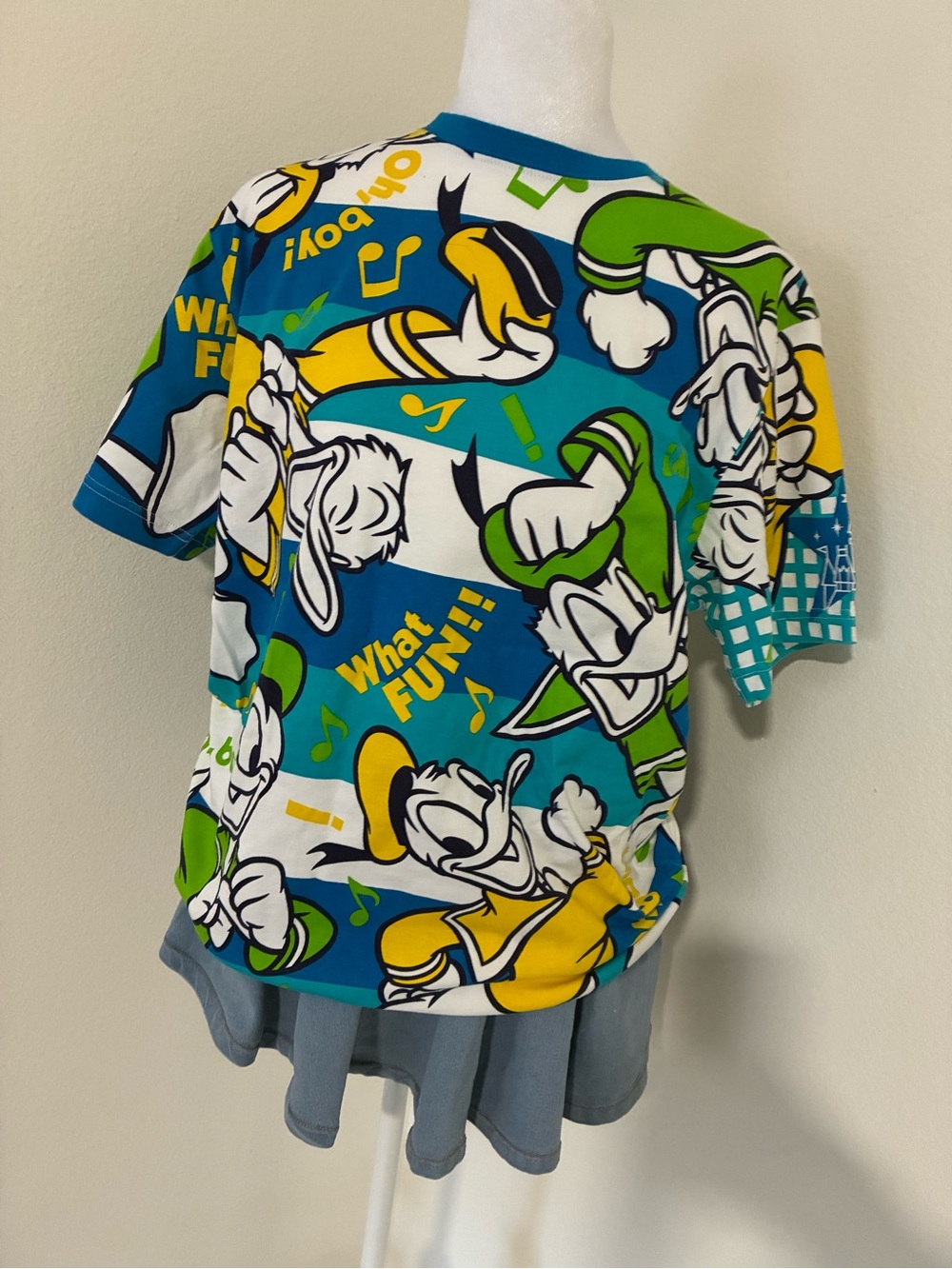 Disney Multicolor Donald Duck Short Sleeve Graphic Tee Tokyo Resort 💙🦆
